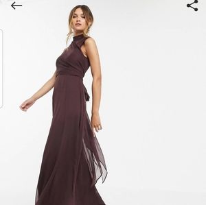 Plum maxi dress by ASOS